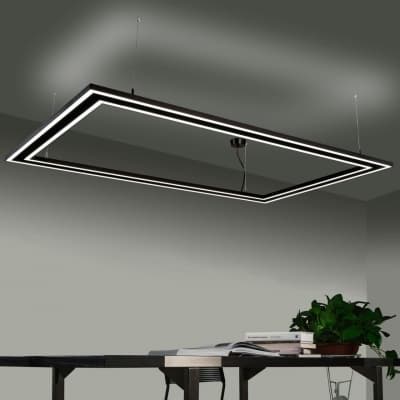 Соединитель угловой токопроводящий IP20 LED 6W только вниз 100-277V ITER 135110 OVER NT20 075 черный