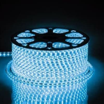 Светодиодная лента Ecola LED Strip STD 4.8W/m 220V IP68 60Led/m синий SA5B05ESB