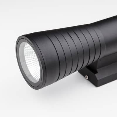 Уличный настенный светильник Elektrostandard Tube 1502 TECHNO LED черный