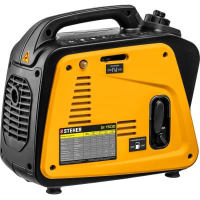 GI-1500 генератор инверторный, 1200 Вт, STEHER GI-1500