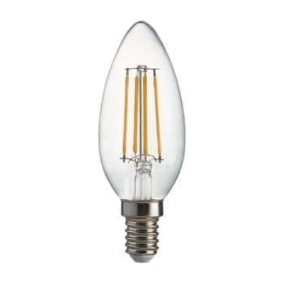 Лампа светодиодная Ecola Candle LED Premium Filament 6W E14 4000K N4QV60ELC