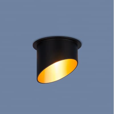 Встраиваемый точечный светильник Elektrostandard 7005 MR16 BK/GD