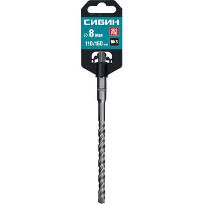 СИБИН Бур SDS-plus 8 х 160 мм 29312-160-08