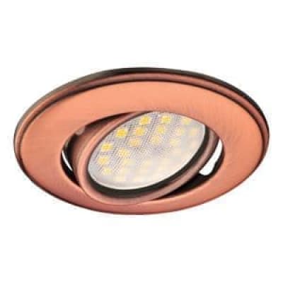 Встраиваемый светильник Ecola MR16 DH03 GU5.3 медь FP1601EFS