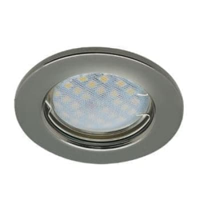 Встраиваемый светильник Ecola Light MR16 DL90 GU5.3 черный хром FM1611EFY