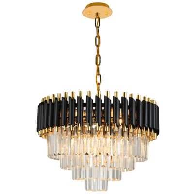 Подвесная люстра Darian DARIAN 76017/10C GOLD BLACK Natali Kovaltseva