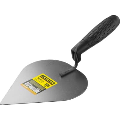 Кельма штукатура STAYER 190 x 150 мм, пластмассовая ручка 08250-3