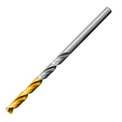 Набор сверл по металлу, 1-10 мм, Р6М5-TiN, Golden Tip, 19 шт Denzel 723003