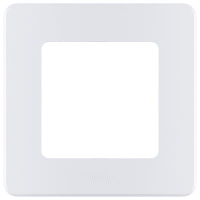 Рамка декоративная универсальная Legrand Inspiria, 1 пост, для горизонтальной или вертикальной установки, цвет "Жемчуг" 673936