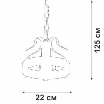 Подвесной светильник Vitaluce V1350-7/1