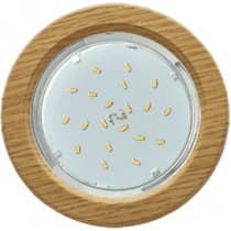 Ecola GX53 H4 светильник встраив. без рефл. дерево Ясный Дуб 38x106 (к+) SK53H4ECB
