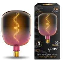 Лампа Gauss LED Filament Flexible V140-DC Pink-Clear E27 5W 200lm 1800K 140*200mm 1010802105