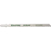 Полотна для лобзика KRAFTOOL по дереву Bi-Met, EU-хвост., шаг 1.8-2.5 мм, 110 мм, 2 шт. 159505-U