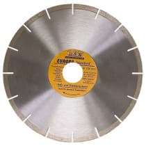 Диск алмазный, отрезной сегментный, 230 х 22,2 мм, сухая резка, EUROPA Standard Sparta 73171