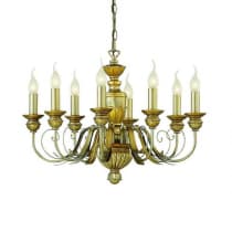 Подвесная люстра Ideal Lux Dora FIRENZE SP8 ORO ANTICO