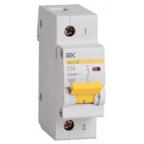 Автоматический выключатель IEK ВА47-100 1Р 20А 10кА характеристика C MVA40-1-020-C