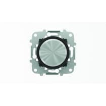 Мех электронного универсального поворотного светорегулятора 60 - 500 Вт, кольцо "чёрное стекло" ABB SKY Moon