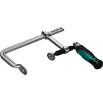 FORGE FF-160/80 струбцина тип F 160/80 мм, 300 кгс, KRAFTOOL 32014-080-160