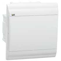 IEK Бокс ЩРВ-П-6 модулей встраиваемыйпластик IP41 PRIME белая дверь, MKP82-V-06-WD-41-20
