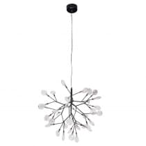 Подвесная люстра Crystal Lux EVITA SP36 BLACK/TRANSPARENT