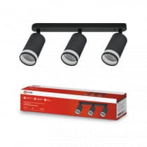 Светильник потолочный IN HOME НПБ СПОТ-3xGU10-AR-BL под лампу GU10 56х165x350мм черный 4690612045856