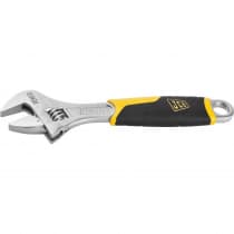 Ключ разводной JCB 200 мм, хромированное покрытие, двухкомпонентная рукоятка, CrV cталь JPL021
