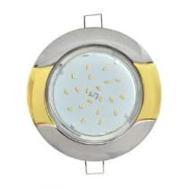 Встраиваемый светильник Ecola GX53 H4 9012 хром-золото FE71H4ECB