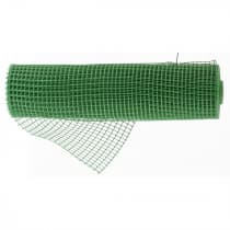Решетка заборная в рулоне, облегченная, 1,5 х 25 м, ячейка 70 х 70 мм, пластиковая, зеленая, Россия 64523
