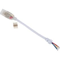 Ecola LED strip 220V connector кабель RGB 150мм с муфтой и разъемом IP68 для ленты RGB 16x8 SCJM16ESB SCJM16ESB