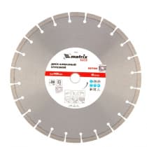Диск алмазный 350 х 25,4 мм, Железобетон, сухой/мокрый рез, Pro Matrix 731103