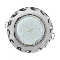Встраиваемый светильник Ecola GX53 H4 5313 Glass хром/зеркальный FM53RCECH