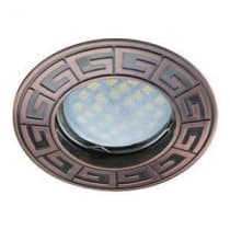 Встраиваемый светильник Ecola MR16 DL110А GU5.3 черненая медь FR1602EFF