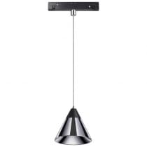 Трековый св-к для низков.шинопровода IP20 LED 4000K 10W FLUM 358405 SHINO NT20 029 хром/черн