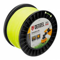 Леска для триммера квадрат, 2,0мм х 251м, на DIN катушке FLEX CORD Denzel 96291