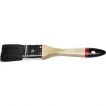 Кисть плоская STAYER 38 мм, 1,5", щетина натуральная чёрная, деревянная ручка UNIVERSAL-EURO 01022-038