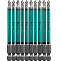 Набор бит Optimum Line KRAFTOOL PZ2, 100 мм, 10 шт., Cr-Mo сталь 26124-2-100-10