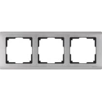 Рамка на 3 поста Werkel Metallic WL02-Frame-03 глянцевый никель 4690389045929