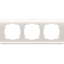 Рамка на 3 поста Werkel Stream WL12-Frame-03 перламутровый W0032113
