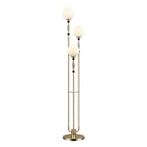 Торшер Odeon Light Palle 5405/3F золотой/корич./голубой/зеленый/белый матов./металл/керамика/стекло E14 3*40W