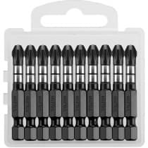 Ударные биты KRAFTOOL профессиональные Impact Pro, 50 мм, 10шт., PZ3, 26193-3-50-S10