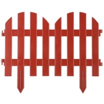 Забор декоративный GRINDA 28х300 см, терракот ПАЛИСАДНИК 422205-T