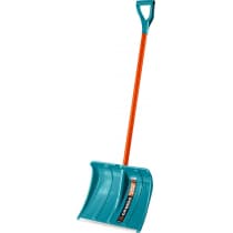 Снеговая лопата GRINDA PROLine FIBER-500 500 мм пластиковая с алюминиевой планкой, особопрочный легкий черенок из фибергласса, V-ручка 39940