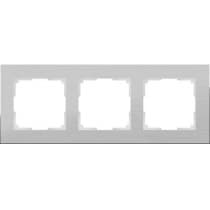Рамка на 3 поста Werkel Aluminium WL11-Frame-03 алюминий 4690389073649