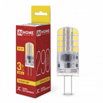 Лампа светодиодная IN HOME LED-JC 3Вт 12В G4 3000К 290Лм 4690612058924