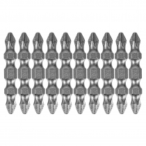 Бита двухсторонняя, PH2-PH2 х 45 мм, сталь S2, 10 шт. Denzel 11673
