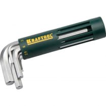 Ключи имбусовые в наборе KRAFTOOL 8 шт., Cr-Mo, короткие 27430-1_z01