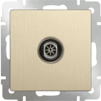 Розетка TV оконечная Werkel WL10-TV шампань рифленый 4690389085352