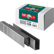 KRAFTOOL 22 мм скобы для степлера плоские тип 53F, 5000 шт 31787-22