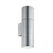 Настенный светильник Gun GUN AP2 SMALL ALLUMINIO Ideal Lux