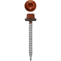 Саморезы СКМ кровельные STAYER 25 x 5.5 мм, 420 шт., RAL 3003 рубиново-красный 30305-55-025-3003